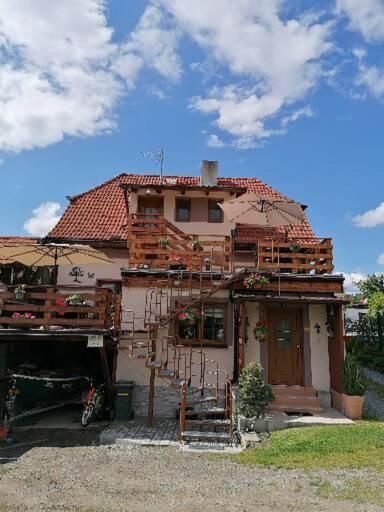 Ubytování U Andílka Horni Plana Exterior foto